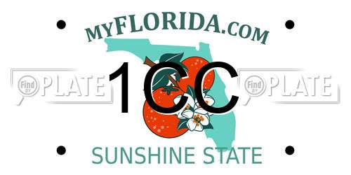 1CC Florida License Plate