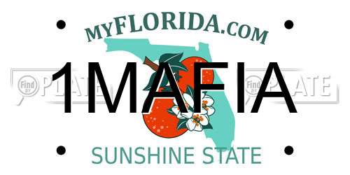 1MAFIA Florida License Plate