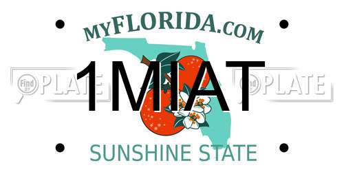 1MIAT Florida License Plate