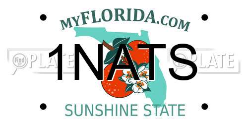 1NATS Florida License Plate