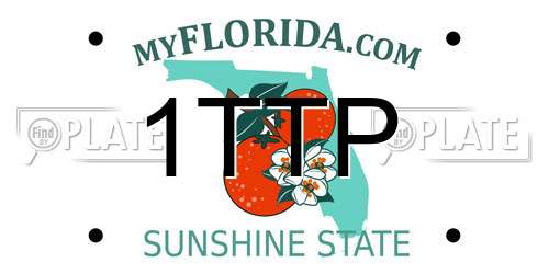 1TTP Florida License Plate