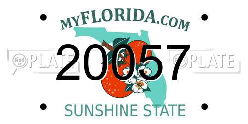 20057 Florida License Plate