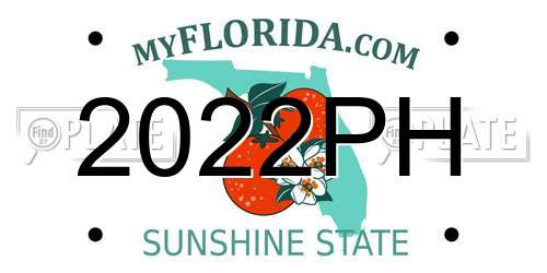 2022PH Florida License Plate