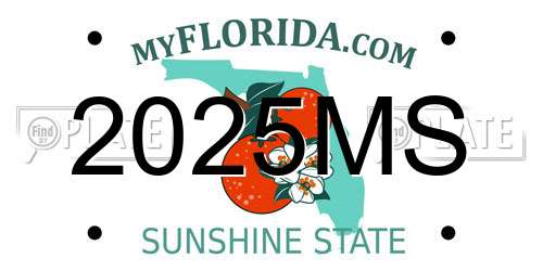 2025MS Florida License Plate