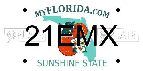 21EMX Florida License Plate