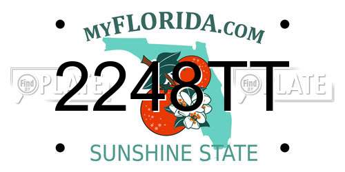2248TT Florida License Plate