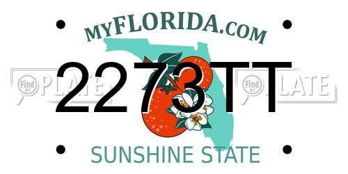 2273TT Florida License Plate