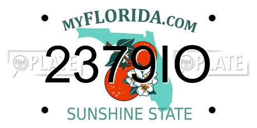 2379IO Florida License Plate