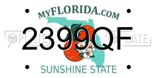 2399QF Florida License Plate