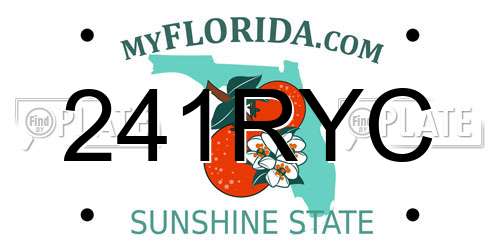 241RYC Florida License Plate