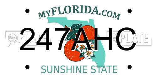 247AHC Florida License Plate