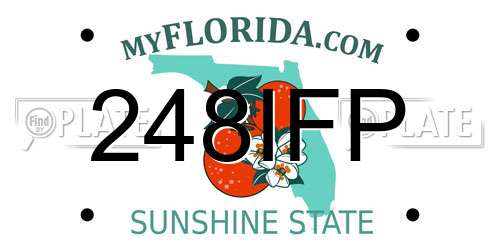 248IFP Florida License Plate