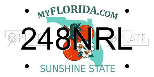 248NRL Florida License Plate