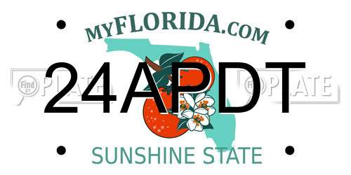24APDT Florida License Plate