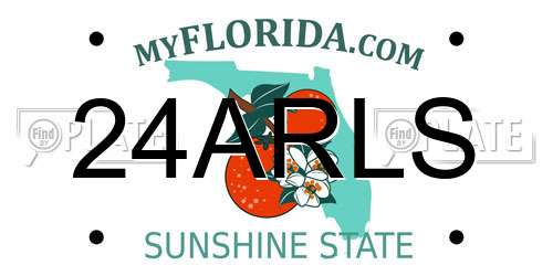 24ARLS Florida License Plate