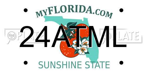 24ATML Florida License Plate