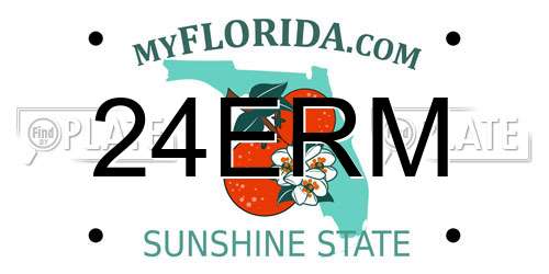 24ERM Florida License Plate