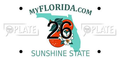 26 Florida License Plate