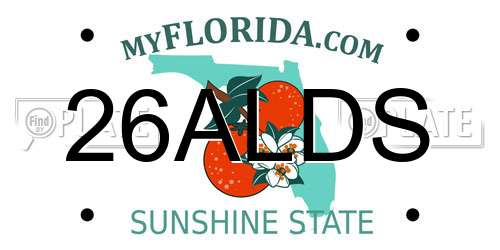 26ALDS Florida License Plate
