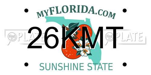 26KMT Florida License Plate