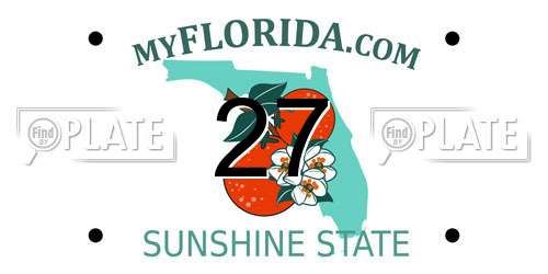 27 Florida License Plate