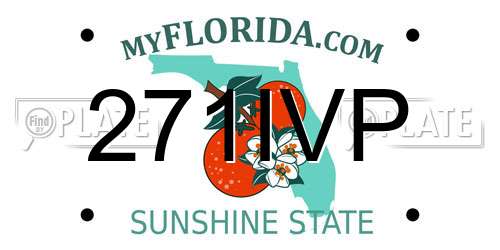271IVP Florida License Plate