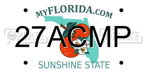 27ACMP Florida License Plate