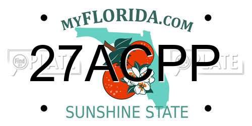 27ACPP Florida License Plate