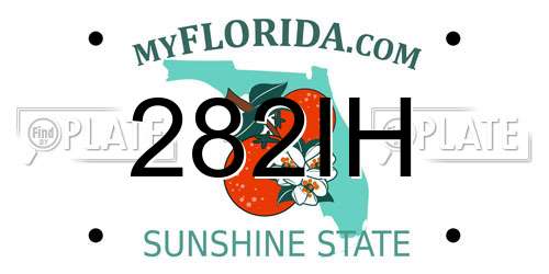 282IH Florida License Plate