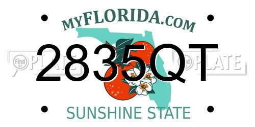 2835QT Florida License Plate