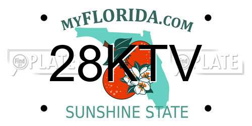 28KTV Florida License Plate