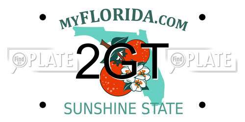 2GT Florida License Plate