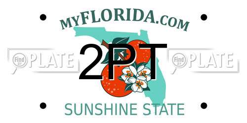 2PT Florida License Plate