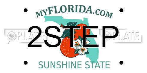 2STEP Florida License Plate