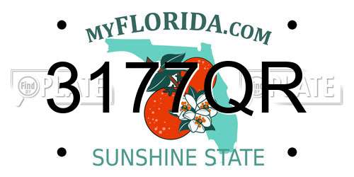 3177QR Florida License Plate