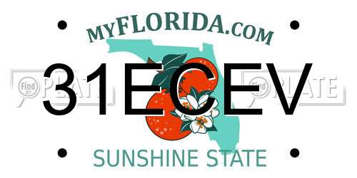 31ECEV Florida License Plate
