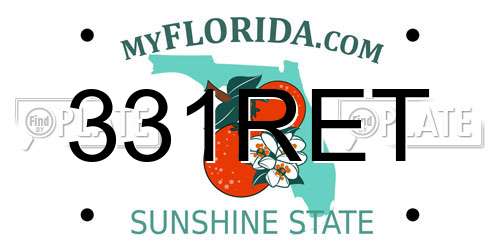 331RET Florida License Plate