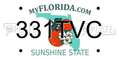 331TVC Florida License Plate