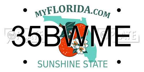 35BWME Florida License Plate