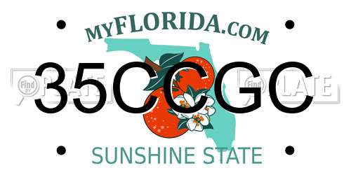 35CCGC Florida License Plate
