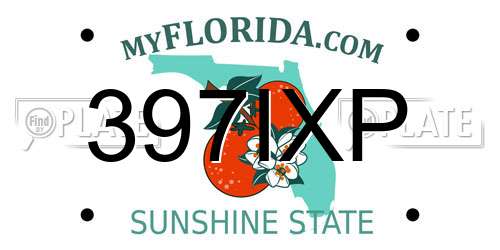 397IXP Florida License Plate