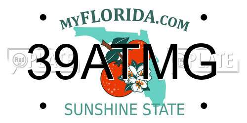 39ATMG Florida License Plate