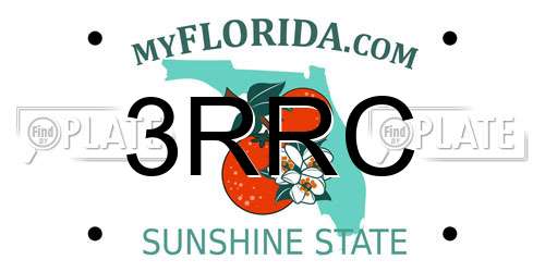 3RRC Florida License Plate