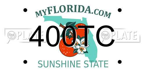 400TC Florida License Plate