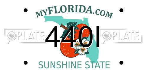 440I Florida License Plate