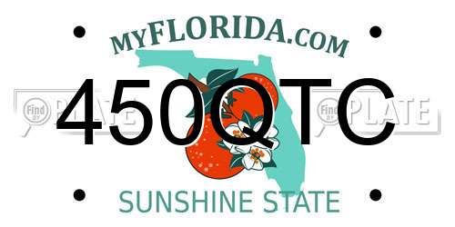 450QTC Florida License Plate