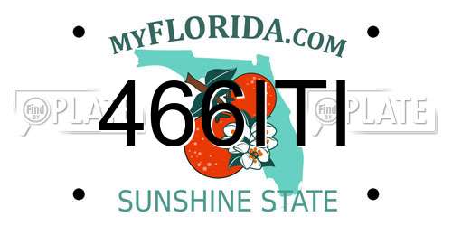 466ITI Florida License Plate