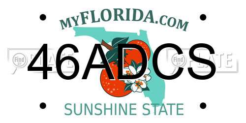 46ADCS Florida License Plate