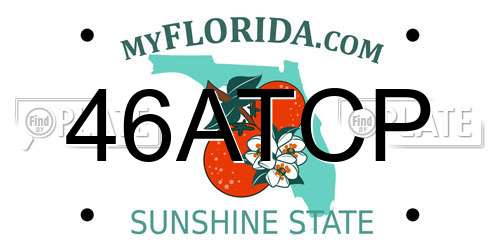 46ATCP Florida License Plate