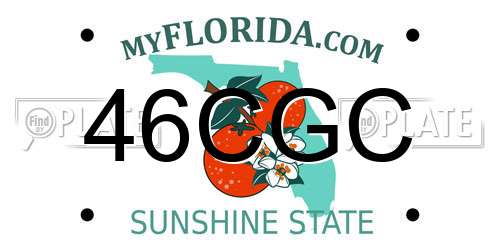 46CGC Florida License Plate